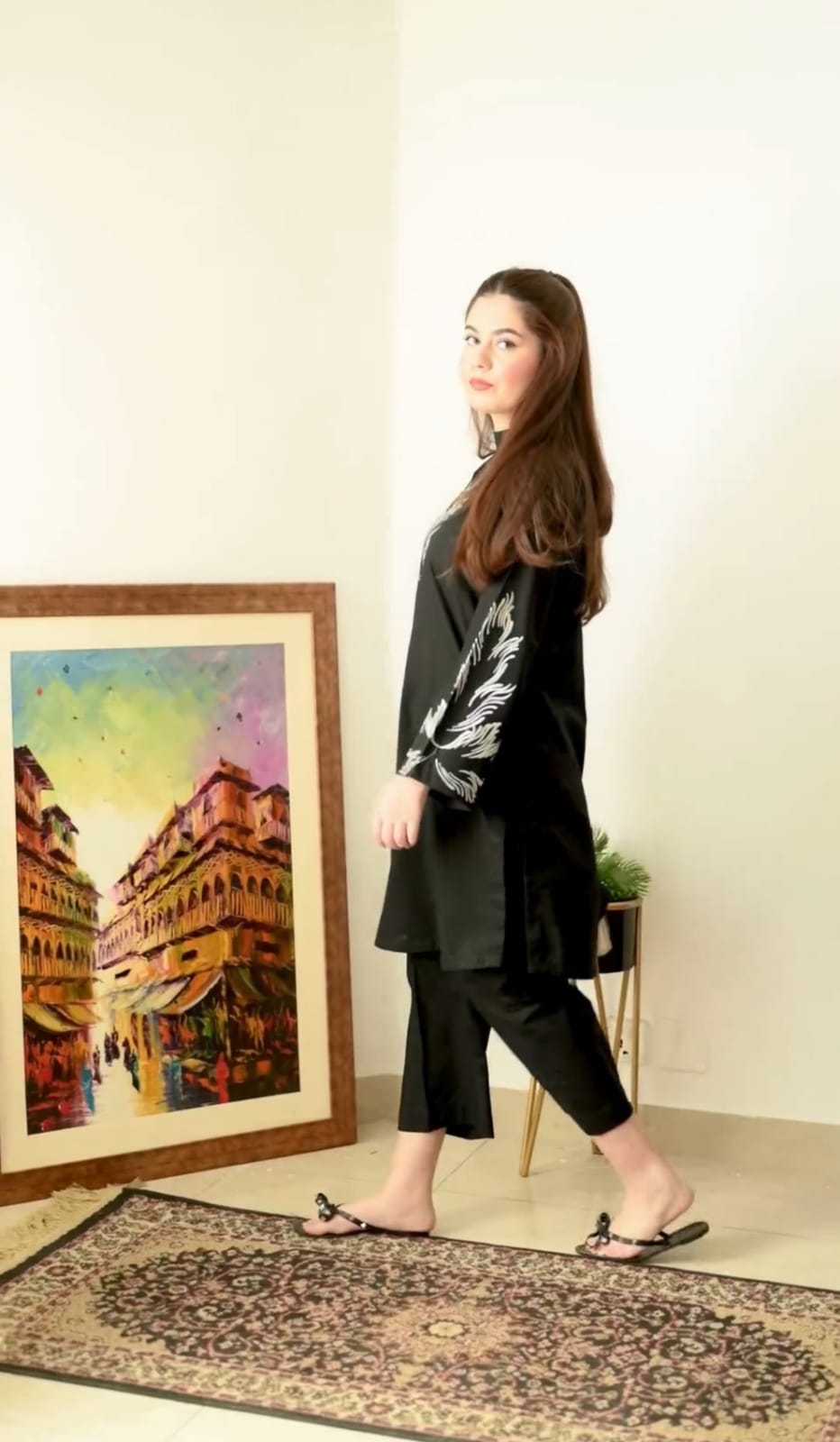 Jazmine Plazzoo Stitched 2pc