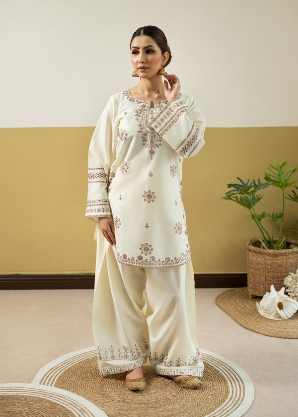 ivory charm 2pcs