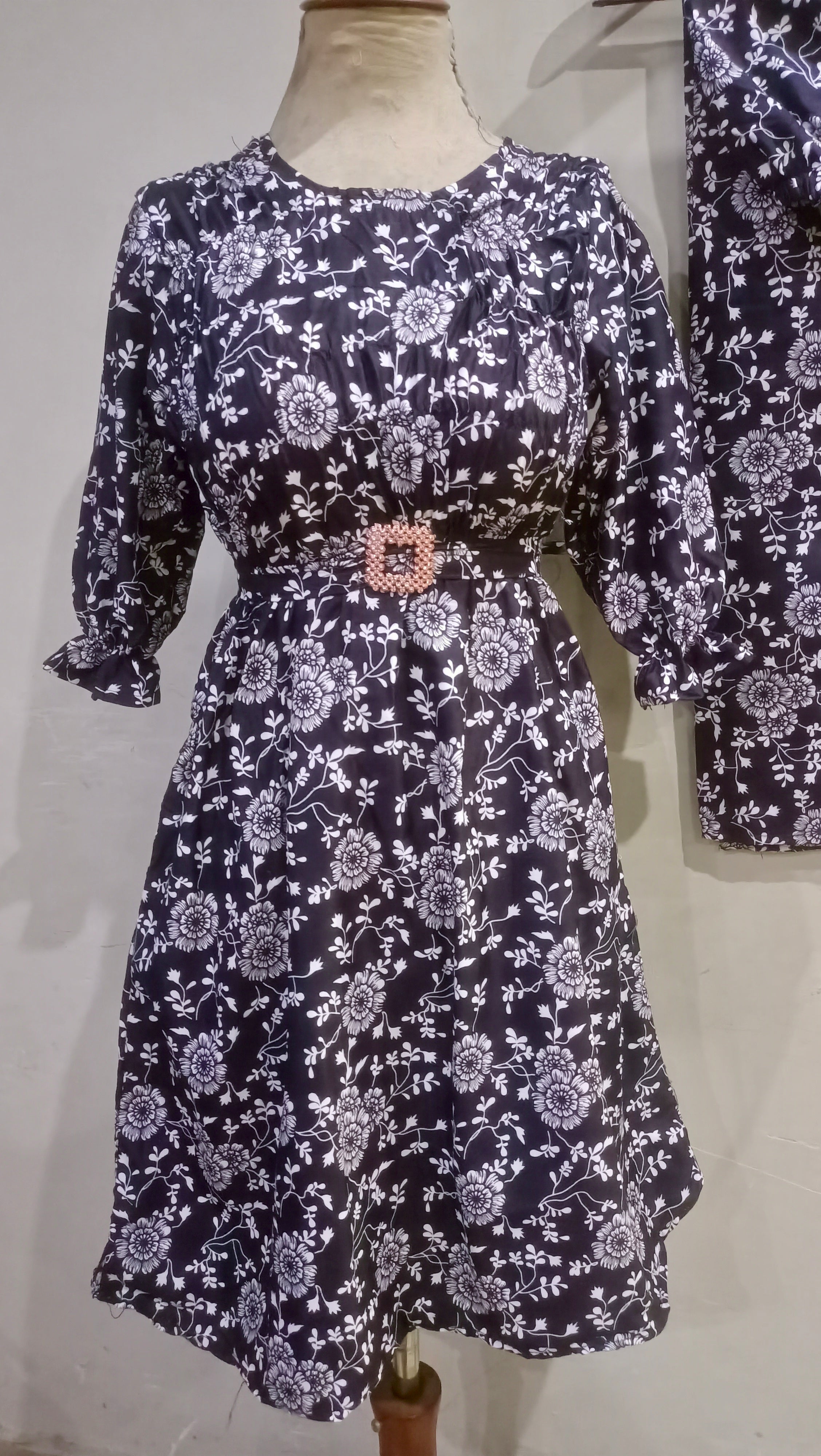 Elegance digital print floral cunnat maxi style 2p