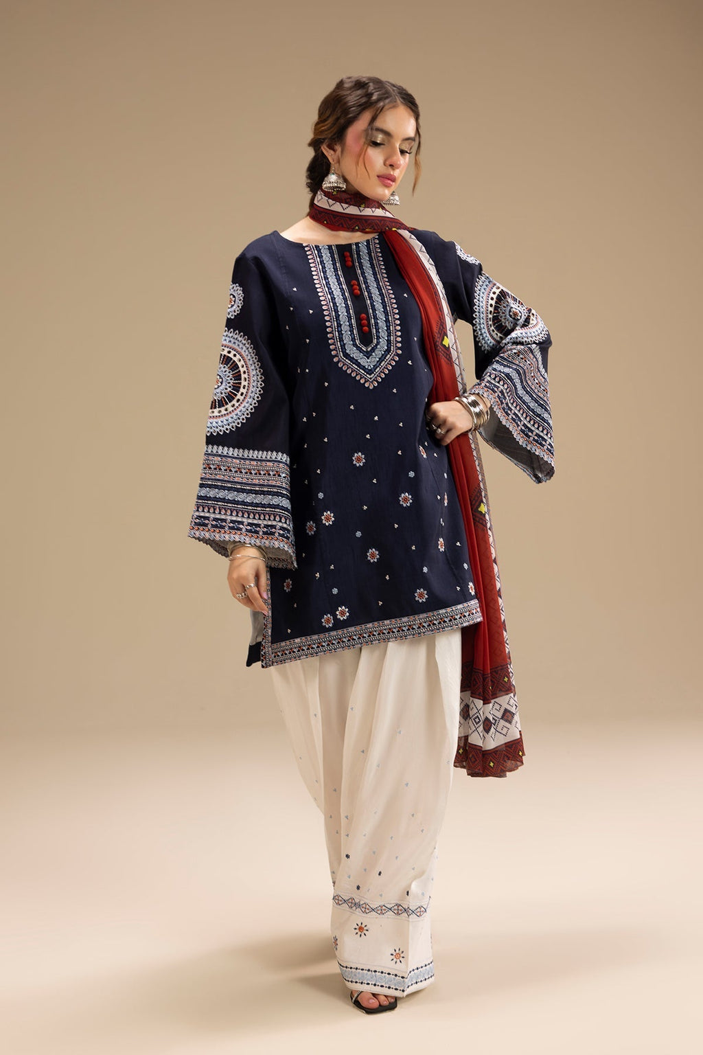 Reet-Riwaaj special Shehnai blue 3pcs