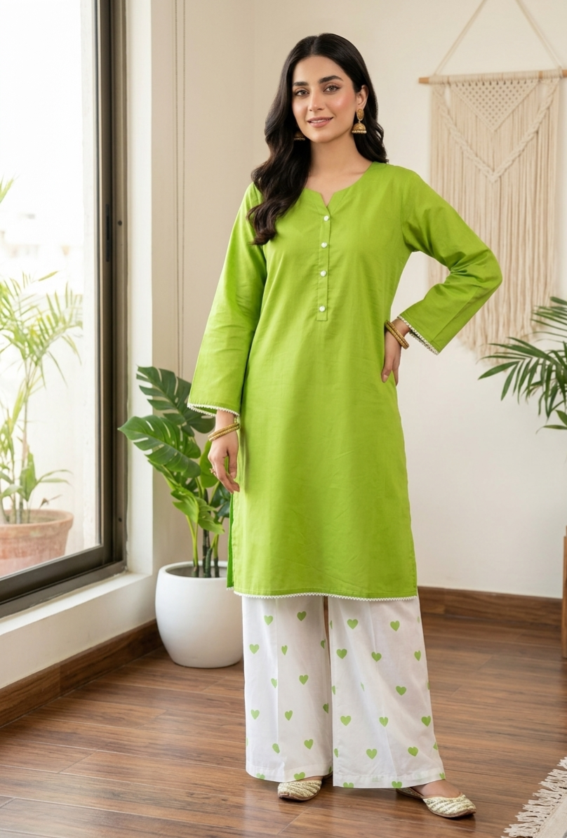 50% Off Reet-Riwaaj special Lawn cotton heart print 2p
