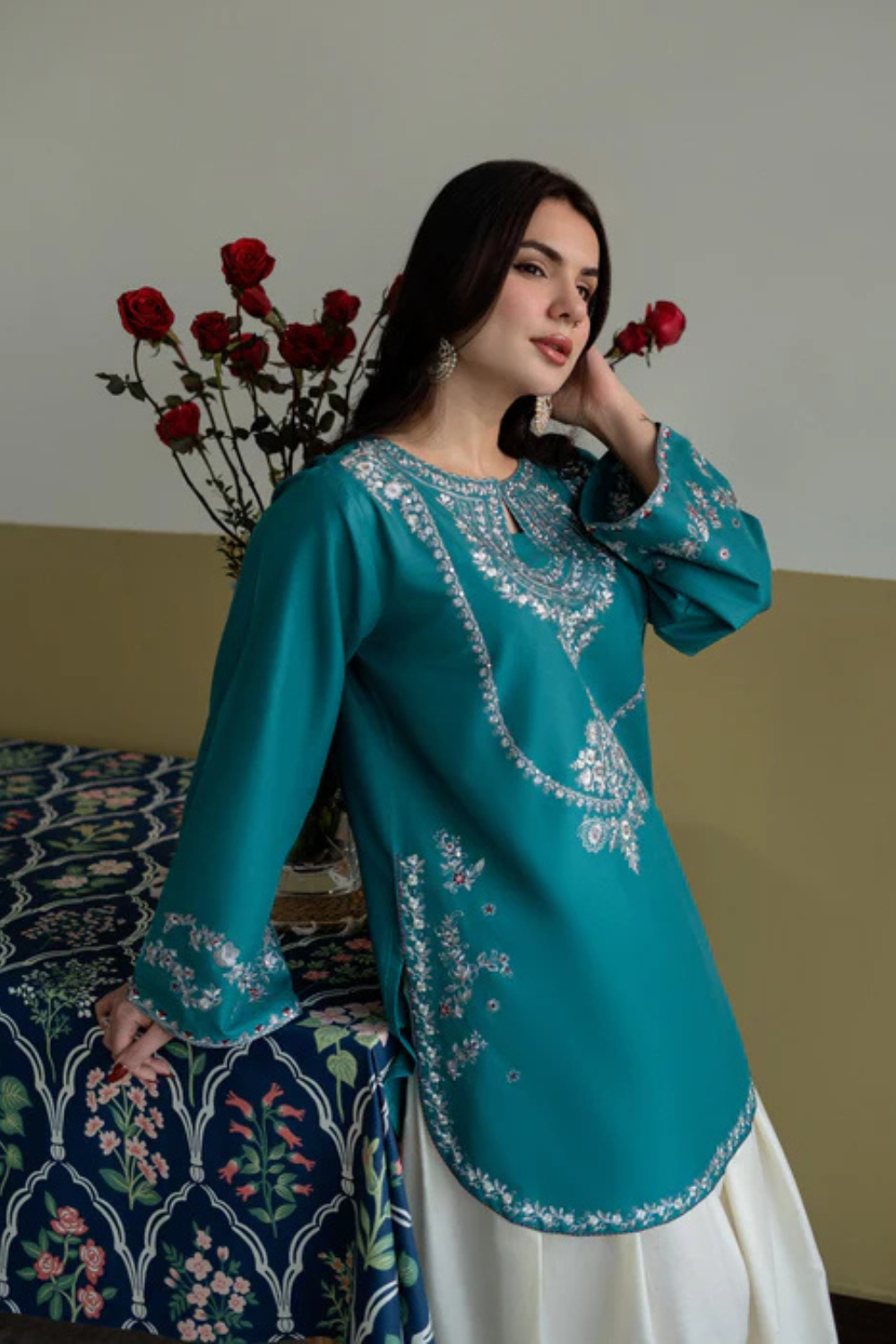 Lawn Cotton Jasmin Embroidered 2pcs