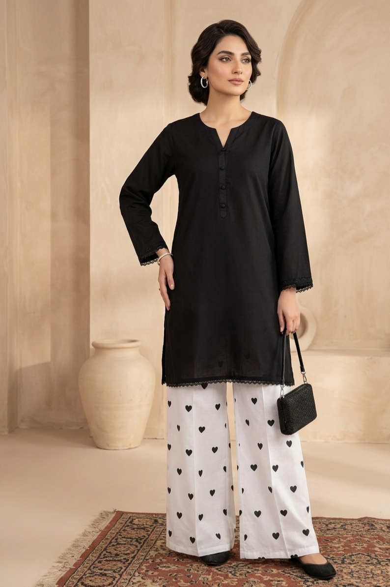 50% Off Reet-Riwaaj special Lawn cotton heart print 2p