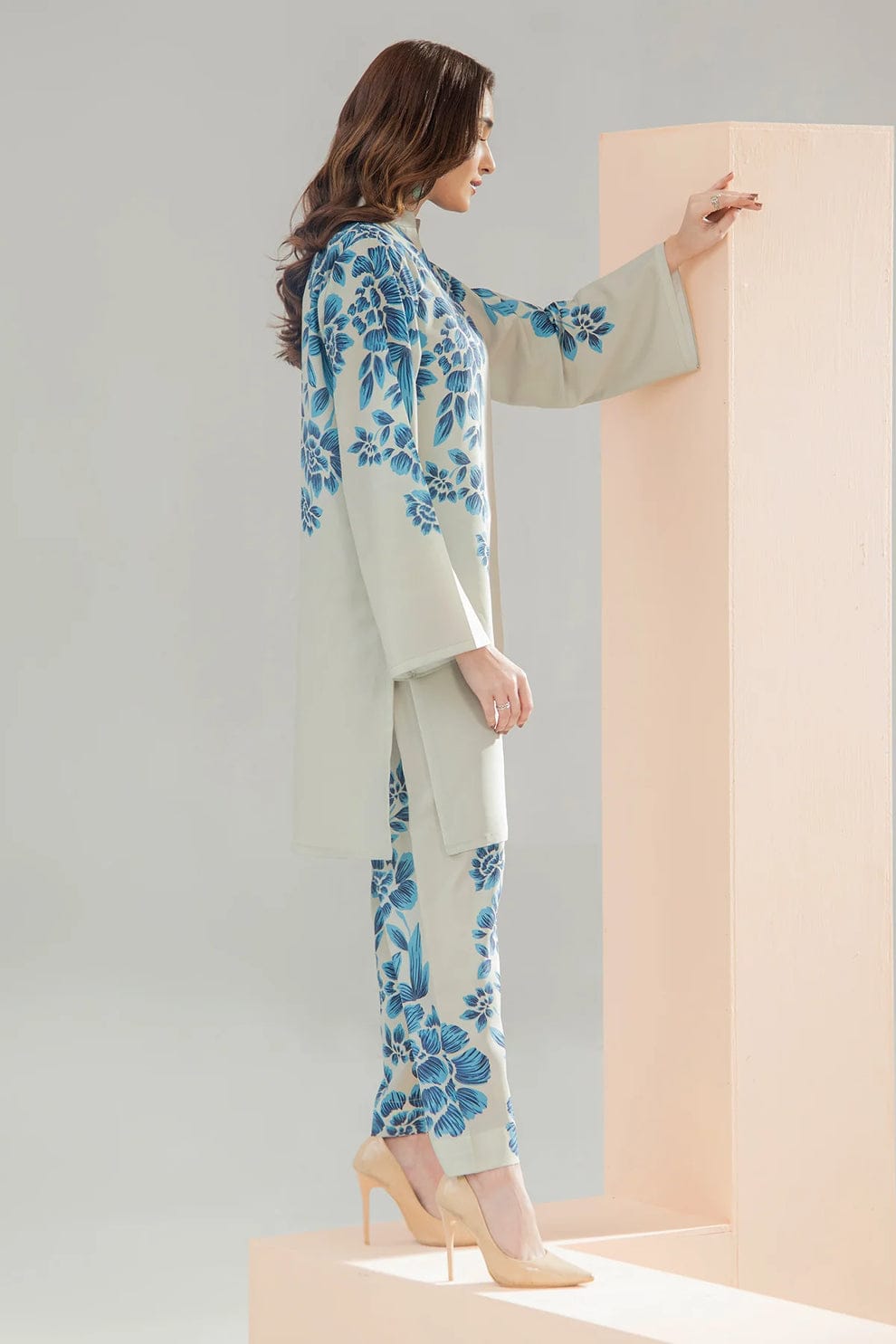 Reet-Riwaaj Digital print poly Grip Co-ord 2p set