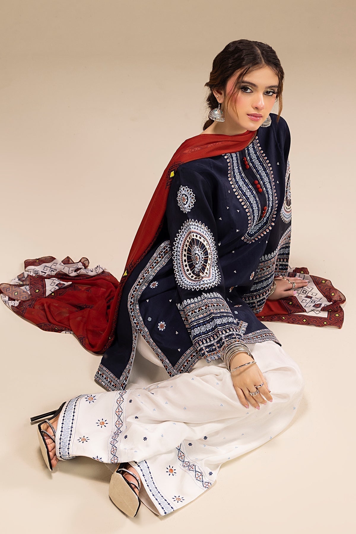 Reet-Riwaaj special Shehnai blue 3pcs