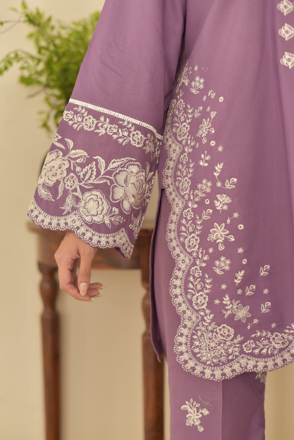 Reet-Riwaaj trendy Lavender grace 3pcs