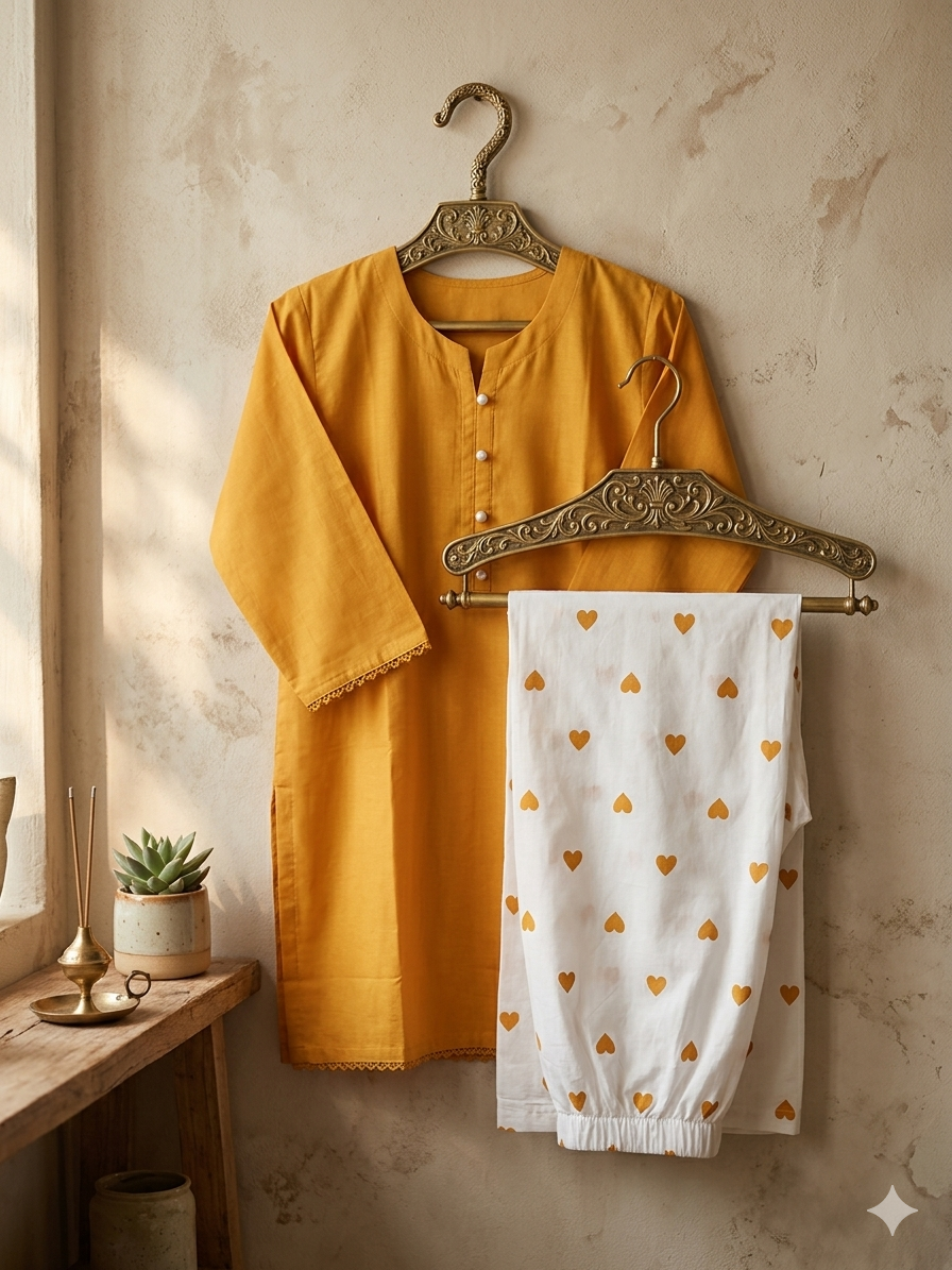 50% Off Reet-Riwaaj special Lawn cotton heart print 2p