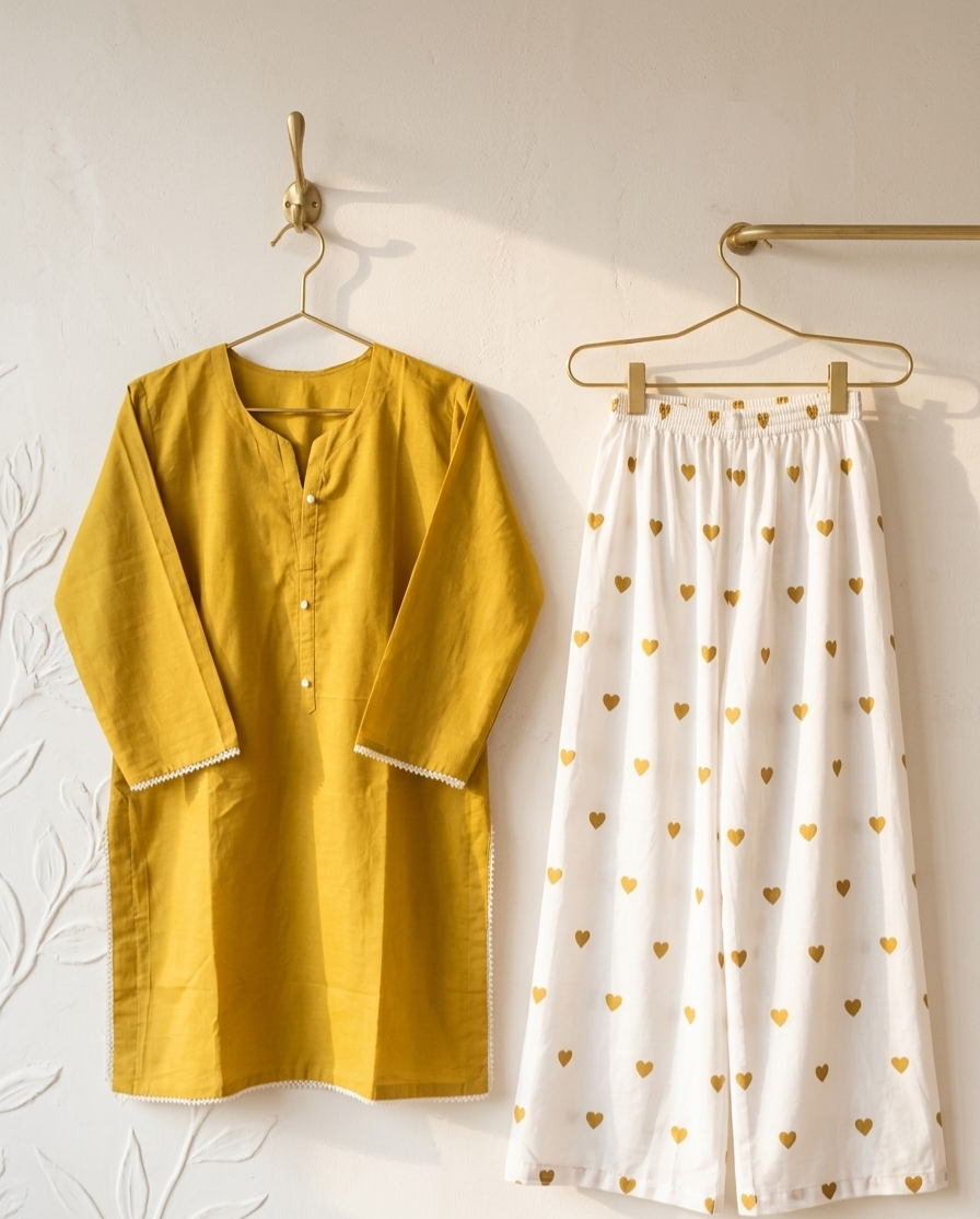 50% Off Reet-Riwaaj special Lawn cotton heart print 2p