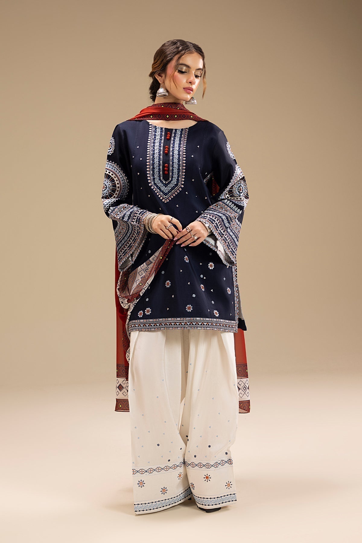 Reet-Riwaaj special Shehnai blue 3pcs