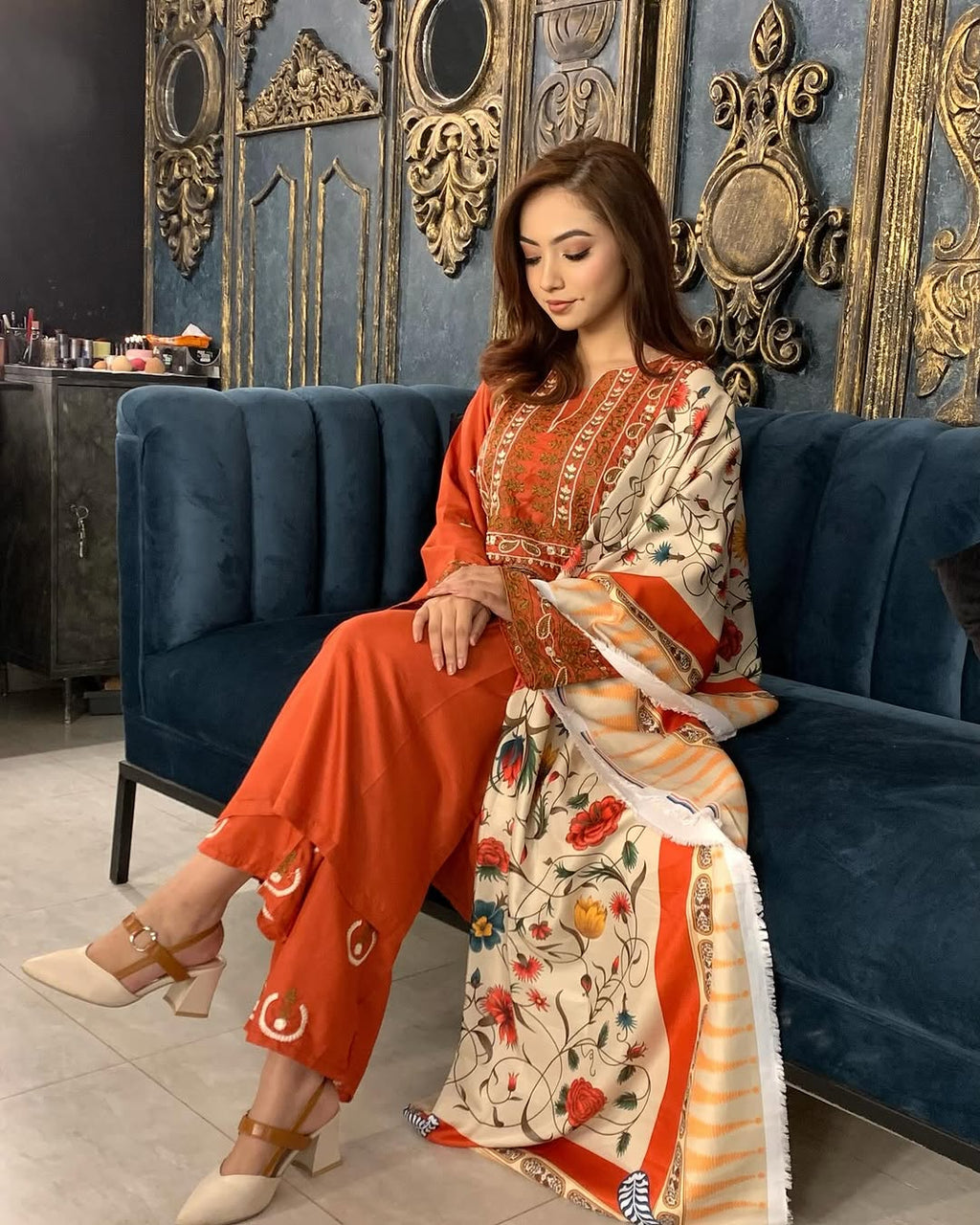 Ayat Embroidered 3pcs
