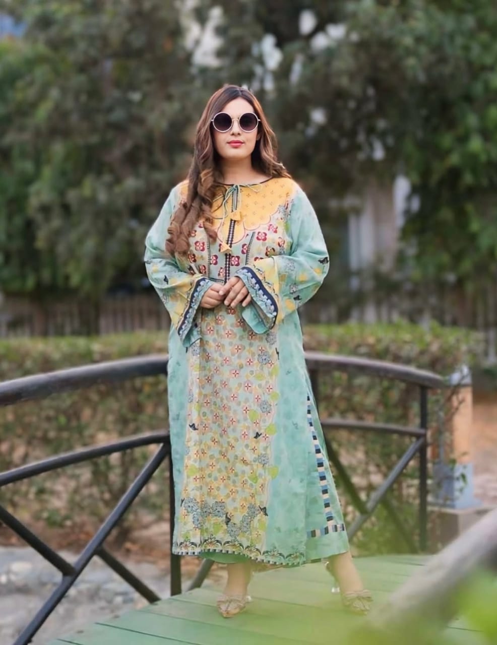 Reet-Riwaaj Digital print poly Grip Co-ord 2p set