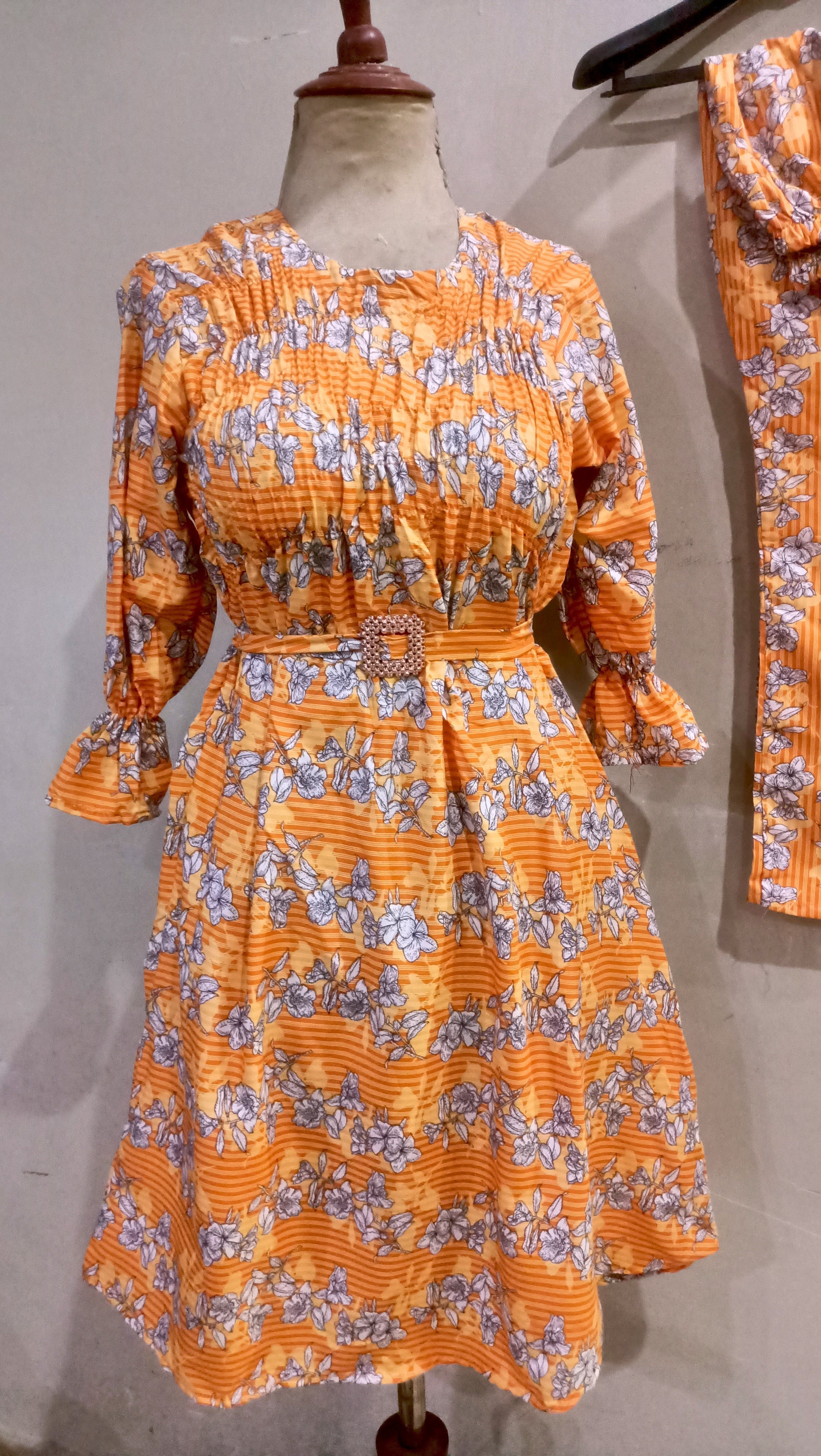 Elegance digital print floral cunnat maxi style 2p