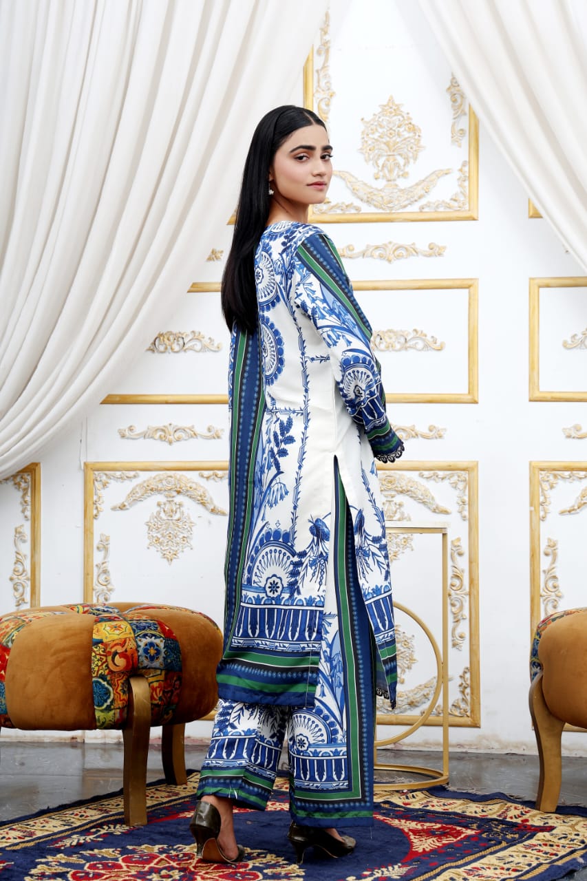 Reet-Riwaaj Digital print poly Grip Co-ord 2p set