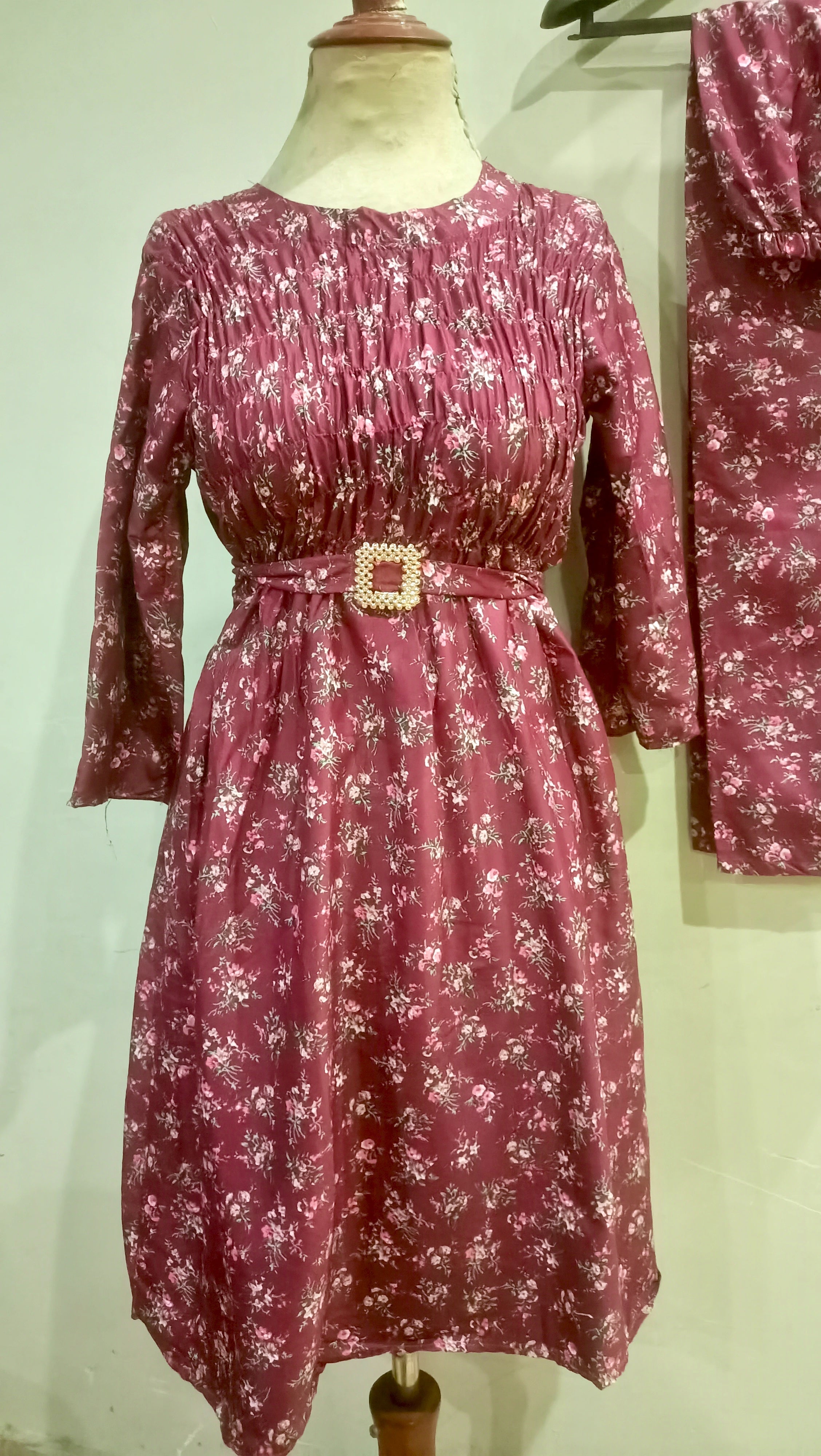 Elegance digital print floral cunnat maxi style 2p