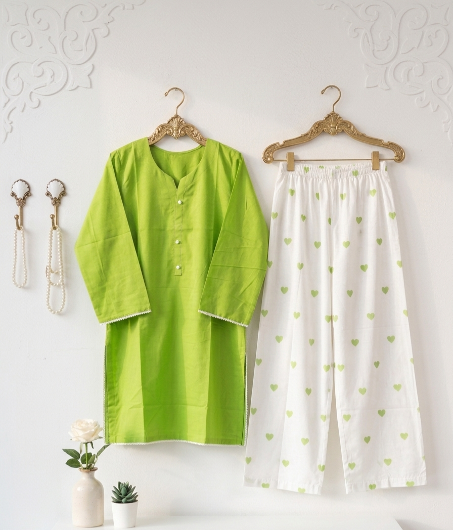 50% Off Reet-Riwaaj special Lawn cotton heart print 2p