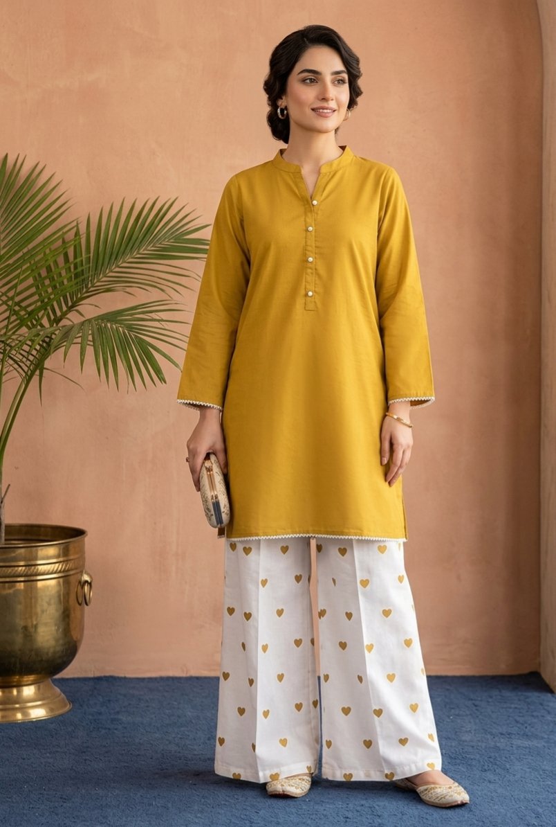50% Off Reet-Riwaaj special Lawn cotton heart print 2p