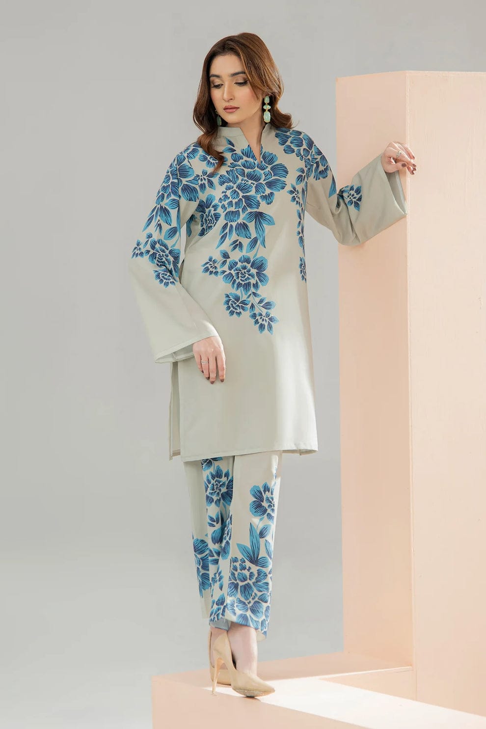 Reet-Riwaaj Digital print poly Grip Co-ord 2p set